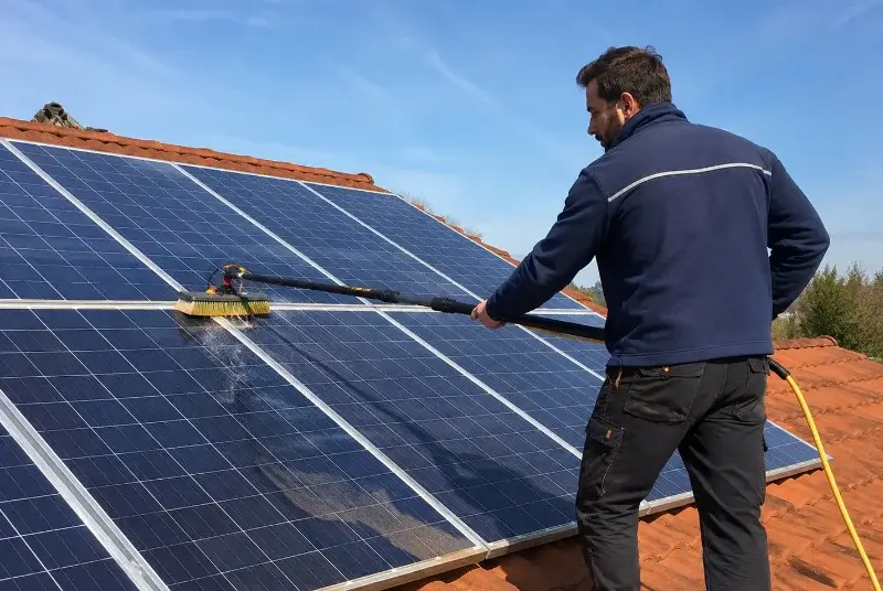 Nettoyage et entretien de panneaux solaires à Saint-Michel-le-Cloucq